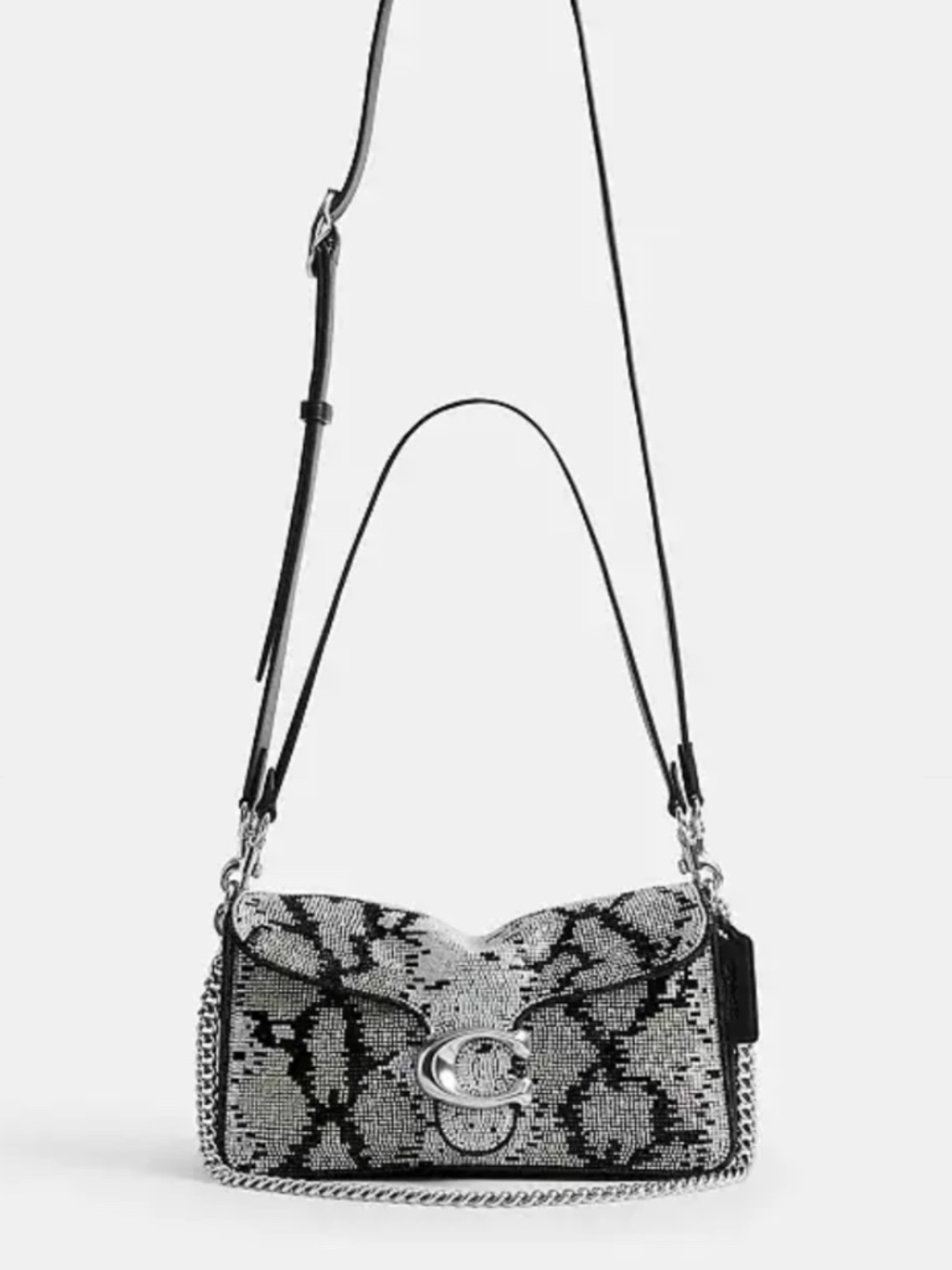 Coach bead snake tabby 26 NWT